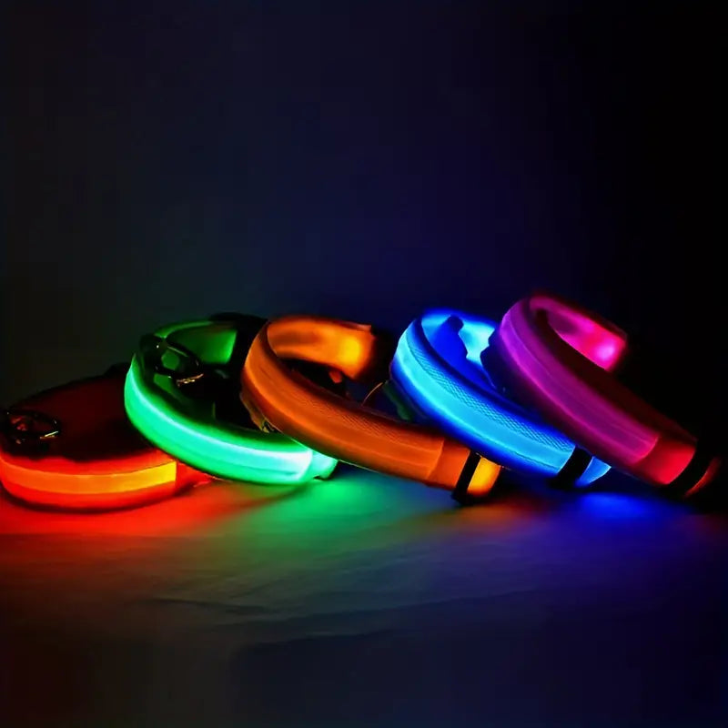 LED-halsband för hund
