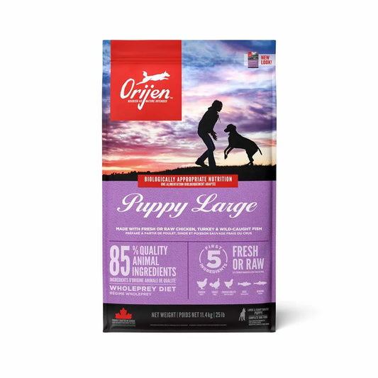 Orijen Puppy – Large Breed Spannmålsfritt Valpfoder 11,4 kg